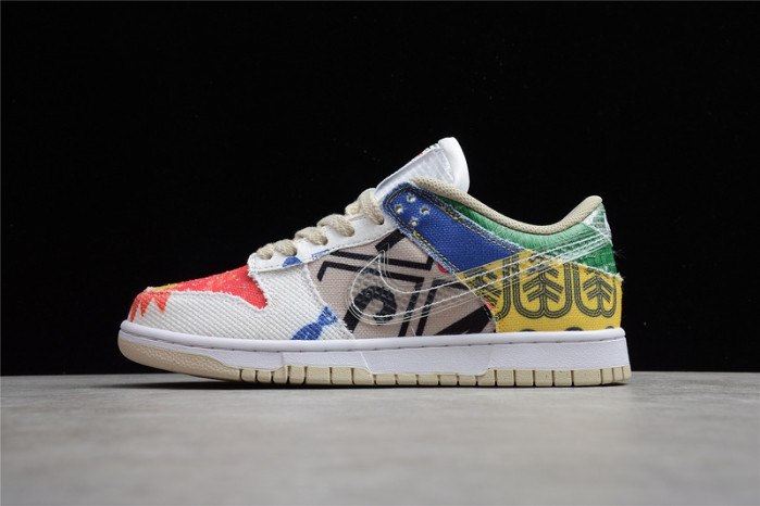 nike dunk low city market da6125-900