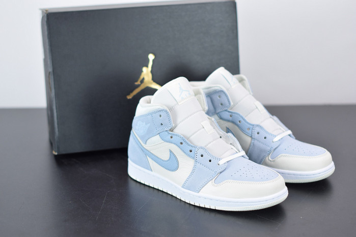 air jordan 1 mid mixed textures blue da4666-100